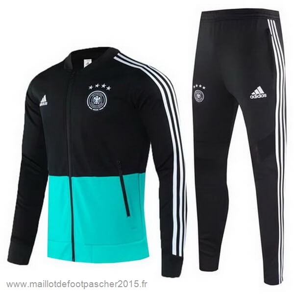 Maillot Foot Achat Survêtements Allemagne 2020 Noir Vert