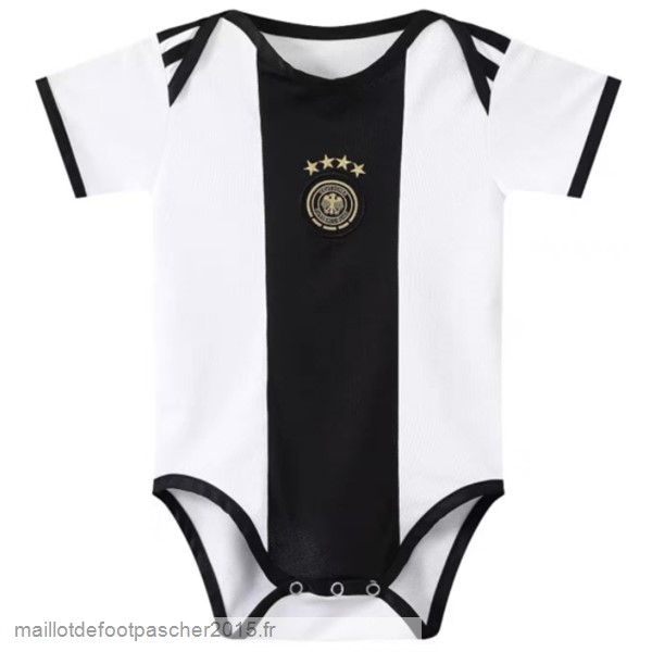 Maillot Foot Achat Domicile Onesies Enfant Allemagne 2022 Blanc