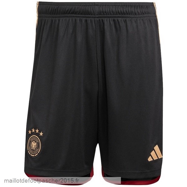 Maillot Foot Achat Exterieur Pantalon Allemagne 2022 Noir