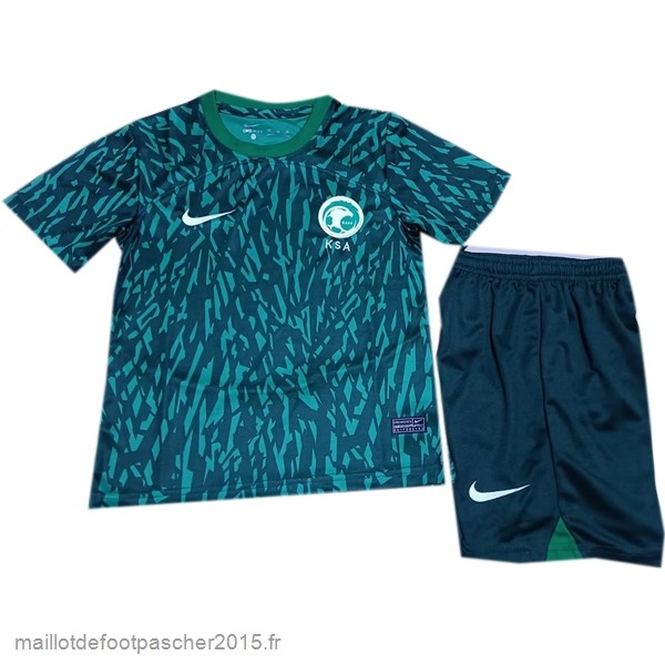 Maillot Foot Achat Exterieur Conjunto De Enfant Arabie saoudite 2022 Vert