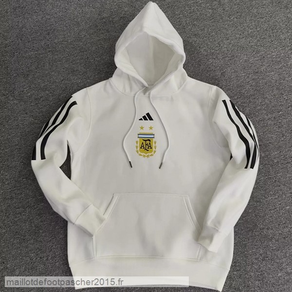 Maillot Foot Achat Sweats à Capuche Argentine 2022 I Blanc