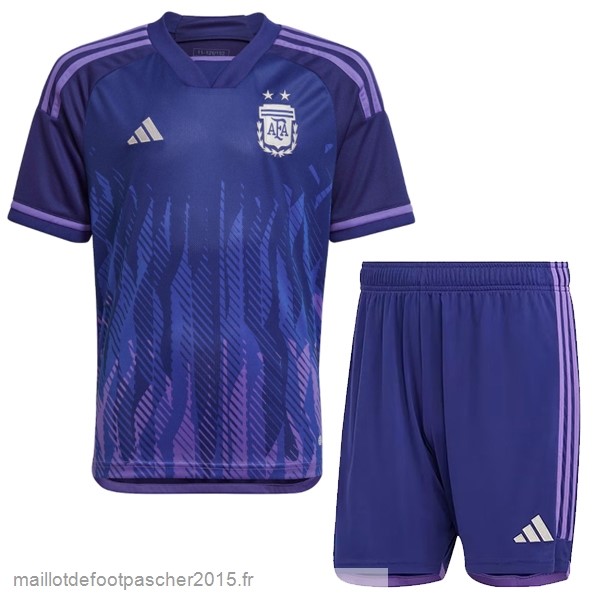 Maillot Foot Achat Exterieur Conjunto De Enfant Argentine 2022 Purpura