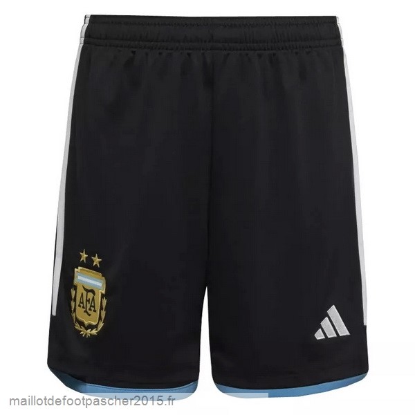 Maillot Foot Achat Domicile Pantalon Argentine 2022 Noir