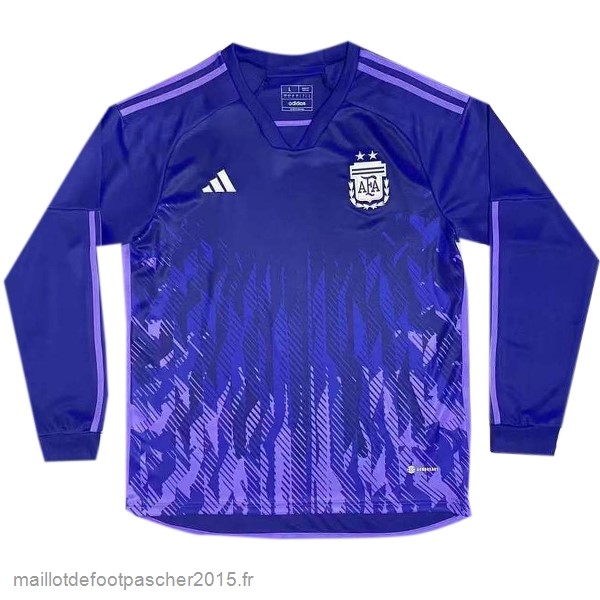 Maillot Foot Achat Thailande Exterieur Manches Longues Argentine 2022 Purpura