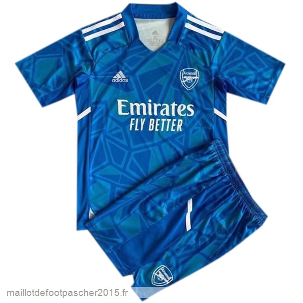 Maillot Foot Achat Gardien Conjunto De Enfant Arsenal 2022 2023 Bleu