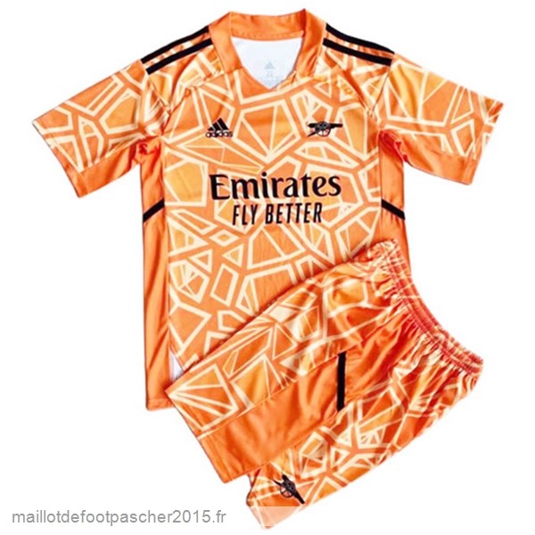 Maillot Foot Achat Gardien Conjunto De Enfant Arsenal 2022 2023 Orange