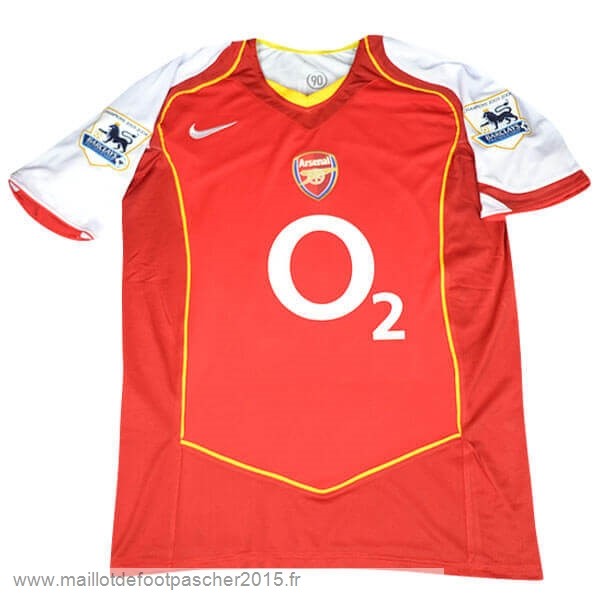 Maillot Foot Achat Domicile Maillot Arsenal Rétro 2004 2005 Rouge