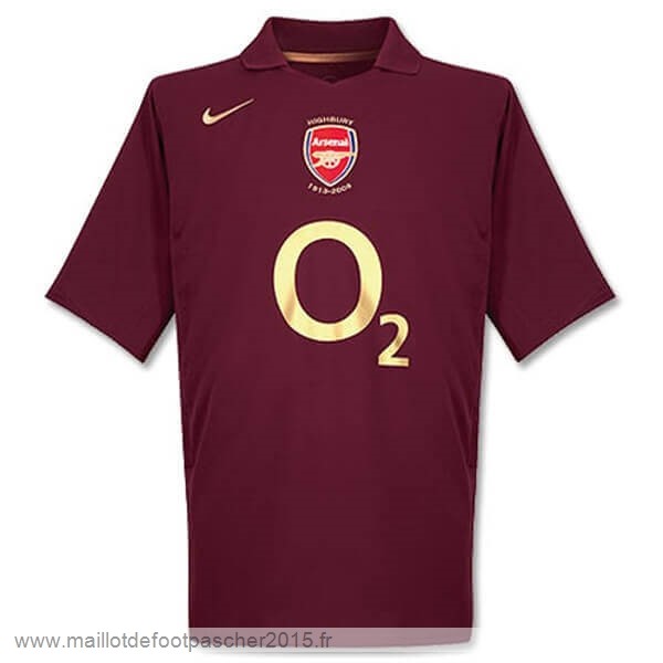 Maillot Foot Achat Domicile Maillot Arsenal Rétro 2005 2006 Bordeaux