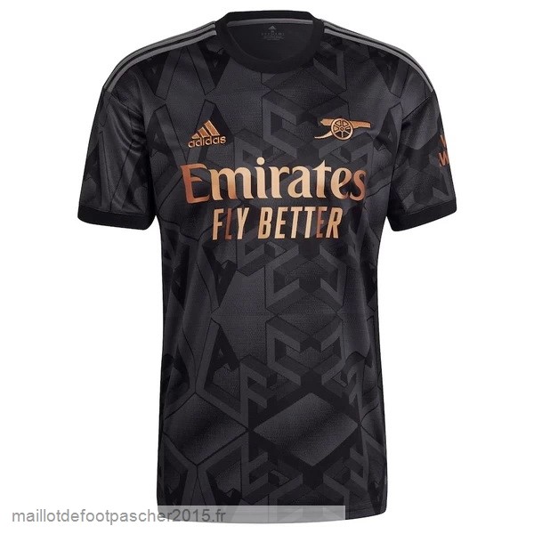 Maillot Foot Achat Exterieur Maillot Arsenal 2022 2023 Noir