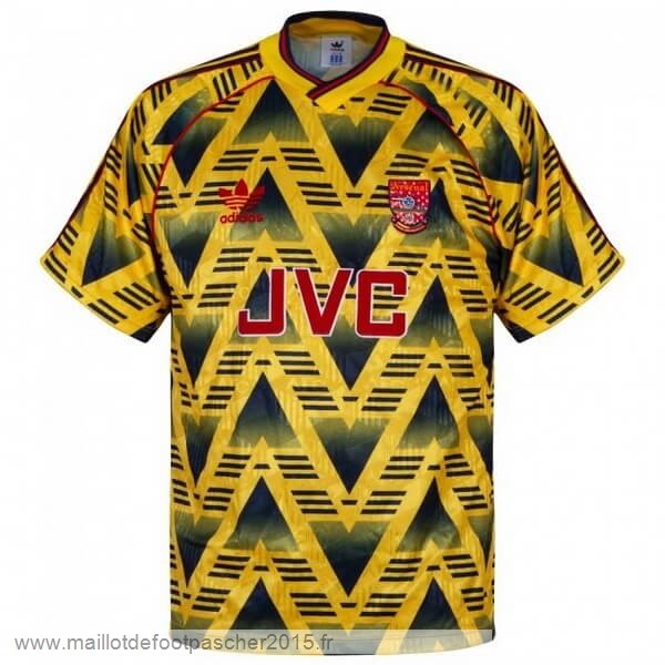 Maillot Foot Achat Exterieur Maillot Arsenal Rétro 1991 1993 Jaune