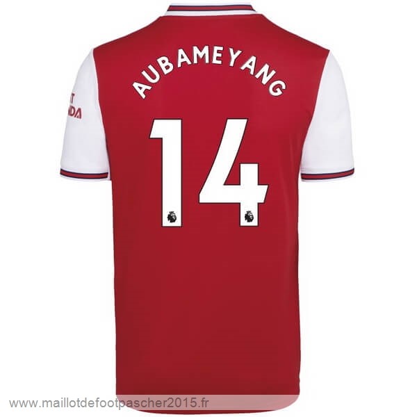 Maillot Foot Achat NO.14 Aubameyang Domicile Maillot Arsenal 2019 2020 Rouge