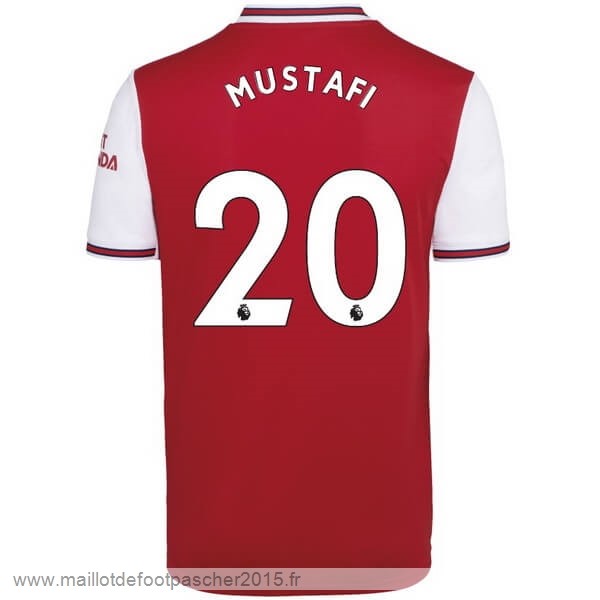 Maillot Foot Achat NO.20 Mustafi Domicile Maillot Arsenal 2019 2020 Rouge