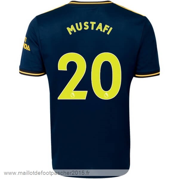 Maillot Foot Achat NO.20 Mustafi Third Maillot Arsenal 2019 2020 Bleu