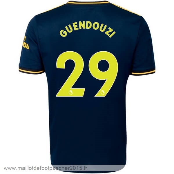 Maillot Foot Achat NO.29 Guendouzi Third Maillot Arsenal 2019 2020 Bleu