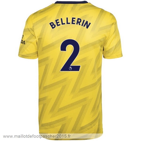 Maillot Foot Achat NO.2 Bellerin Exterieur Maillot Arsenal 2019 2020 Jaune