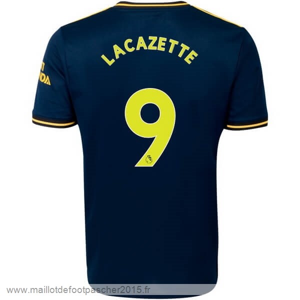 Maillot Foot Achat NO.9 Lacazette Third Maillot Arsenal 2019 2020 Bleu