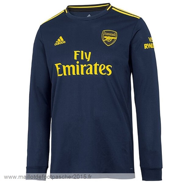 Maillot Foot Achat Third Manches Longues Arsenal 2019 2020 Bleu Marine