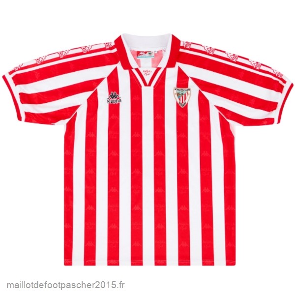 Maillot Foot Achat Domicile Maillot Athletic Bilbao Rétro 1995 1997 Rouge