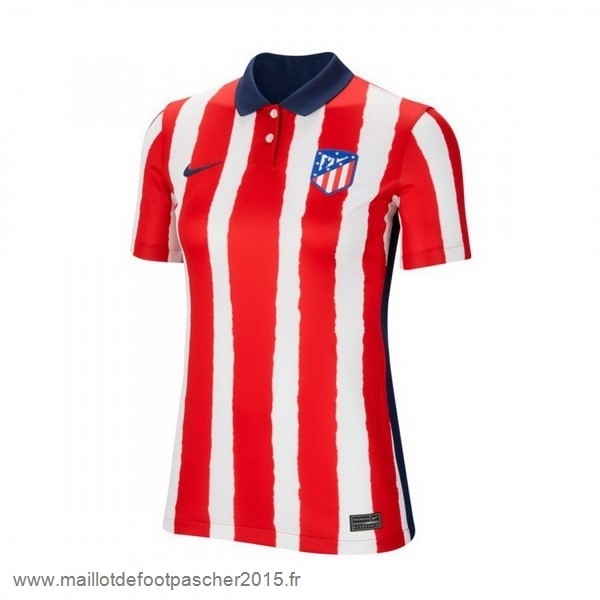 Maillot Foot Achat Domicile Maillot Femme Atlético Madrid 2020 2021 Rouge