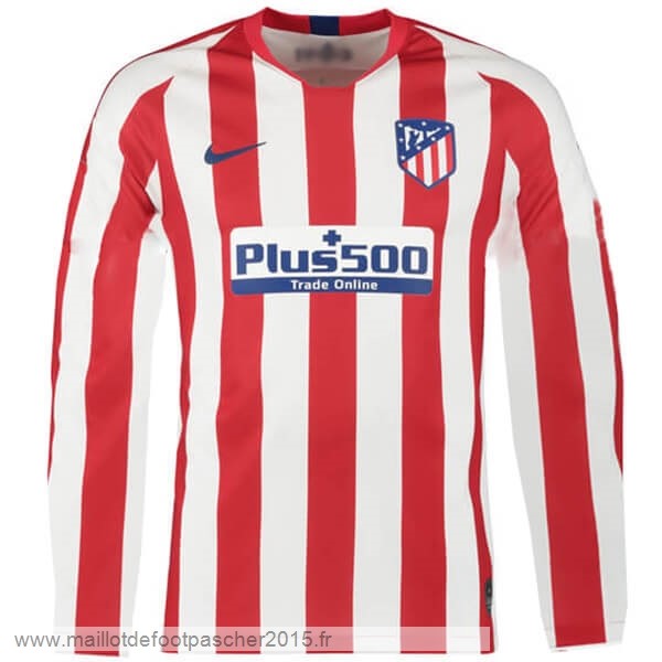 Maillot Foot Achat Domicile Manches Longues Atlético Madrid 2019 2020 Rouge