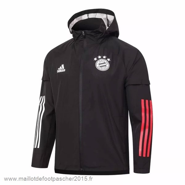 Maillot Foot Achat Coupe Vent Bayern Munich 2020 2021 Noir Rouge