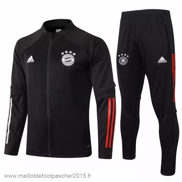 Maillot Foot Achat Survêtements Bayern Munich 2020 2021 Noir Rouge