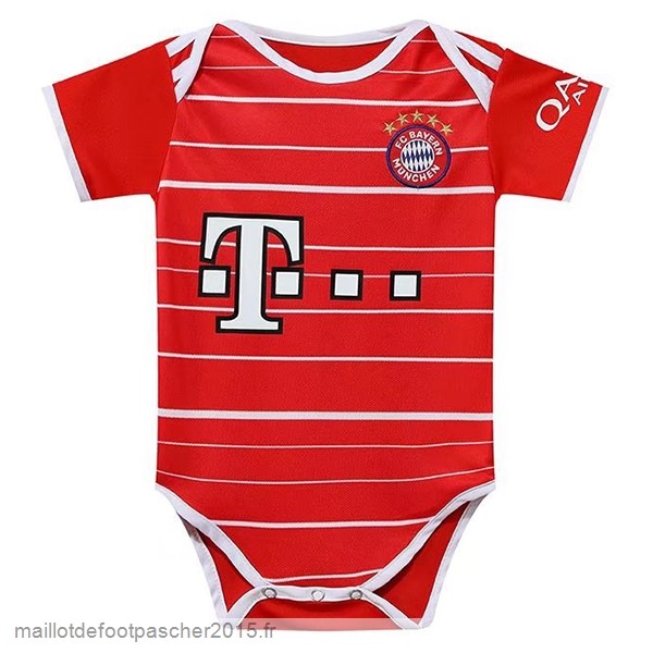 Maillot Foot Achat Domicile Onesies Enfant Bayern Munich 2022 2023 Rouge