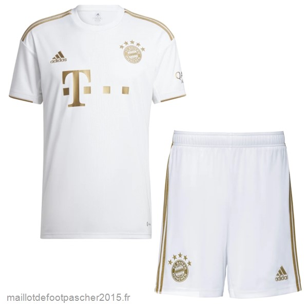 Maillot Foot Achat Exterieur Conjunto De Enfant Bayern Munich 2022 2023 Blanc