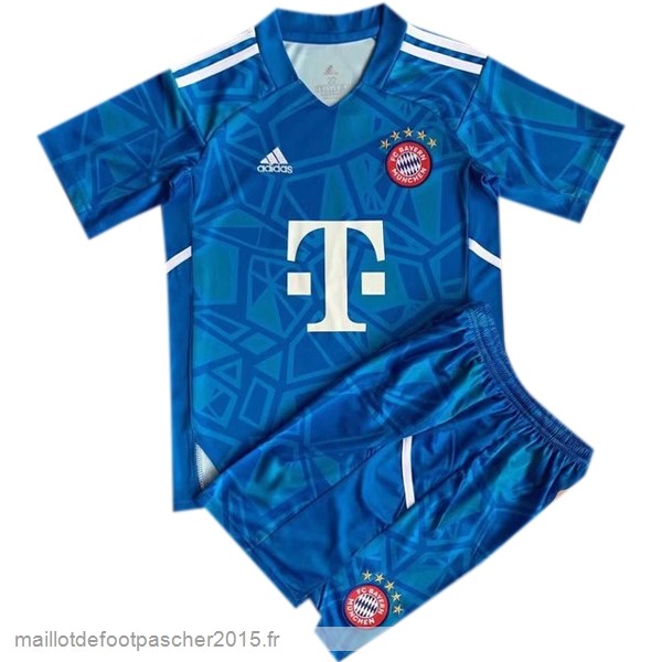 Maillot Foot Achat Gardien Conjunto De Enfant Bayern Munich 2022 2023 Bleu