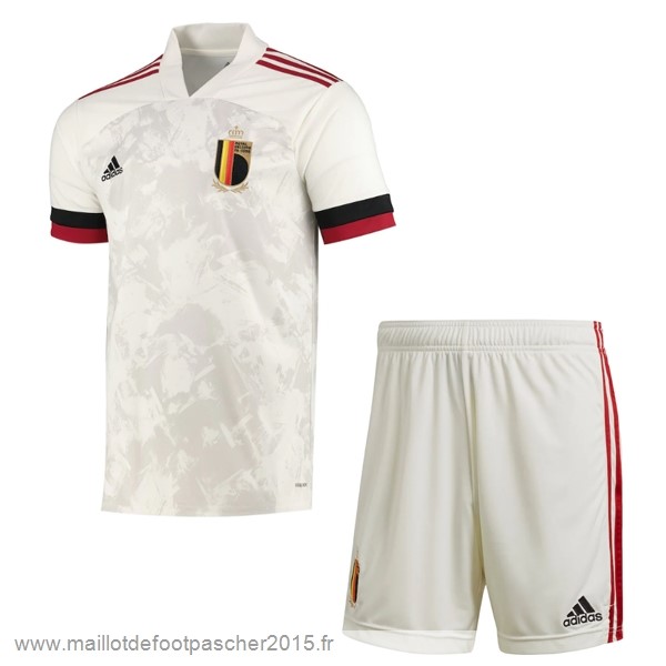 Maillot Foot Achat Exterieur Conjunto De Enfant Belgique 2020 Blanc