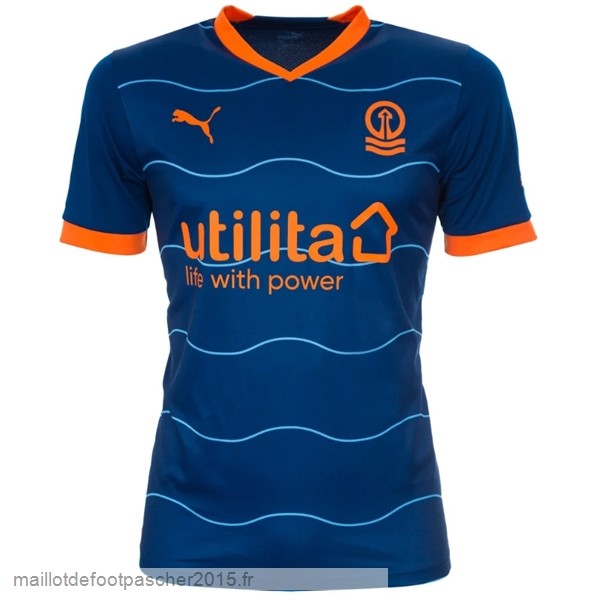 Maillot Foot Achat Thailande Third Maillot Blackpool 2022 2023 Bleu