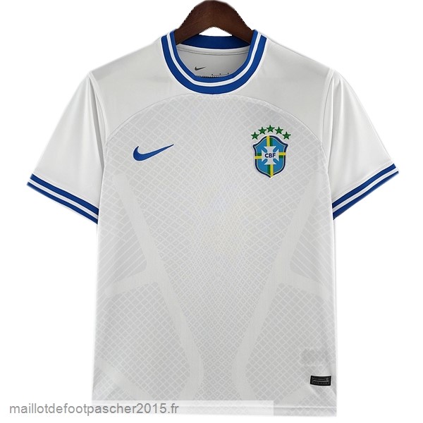 Maillot Foot Achat Entrainement Brésil 2022 Blanc