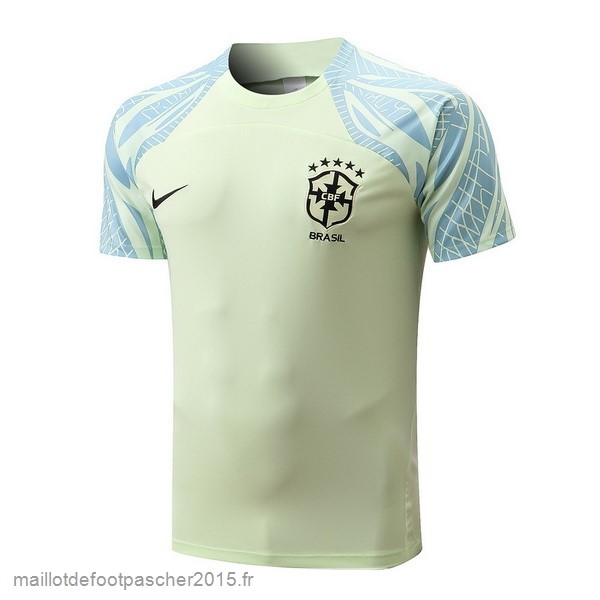 Maillot Foot Achat Entrainement Brésil 2022 Vert