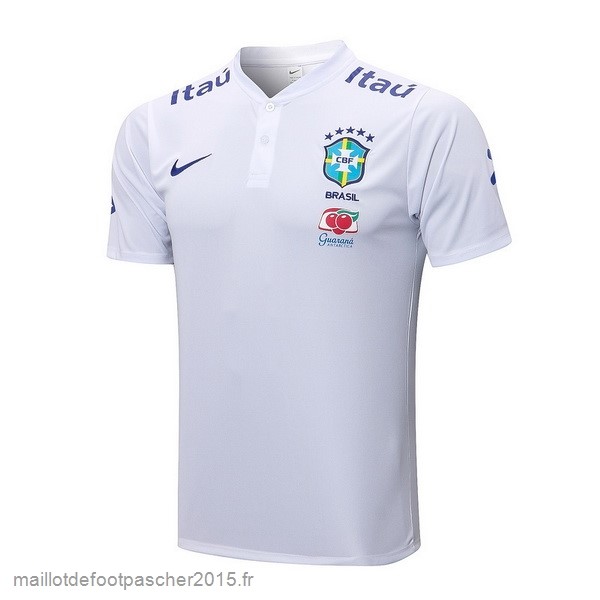 Maillot Foot Achat Polo Brésil 2022 II Blanc