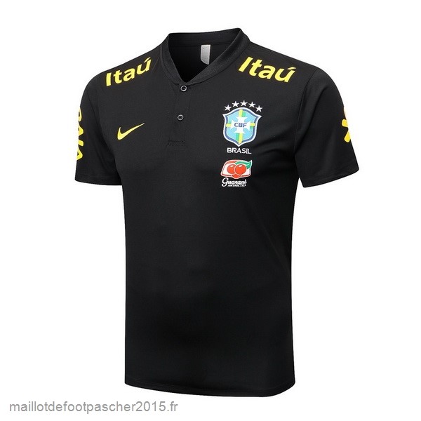 Maillot Foot Achat Polo Brésil 2022 I Noir