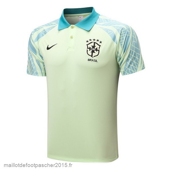 Maillot Foot Achat Polo Brésil 2022 Vert