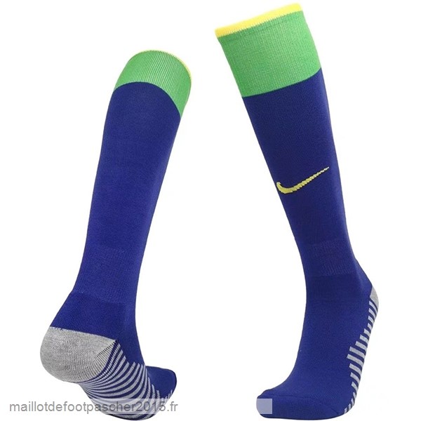 Maillot Foot Achat Exterieur Chaussette Brésil 2022 Bleu