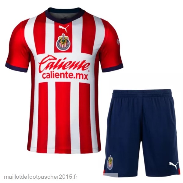 Maillot Foot Achat Domicile Conjunto De Enfant CD Guadalajara 2022 2023 Rouge