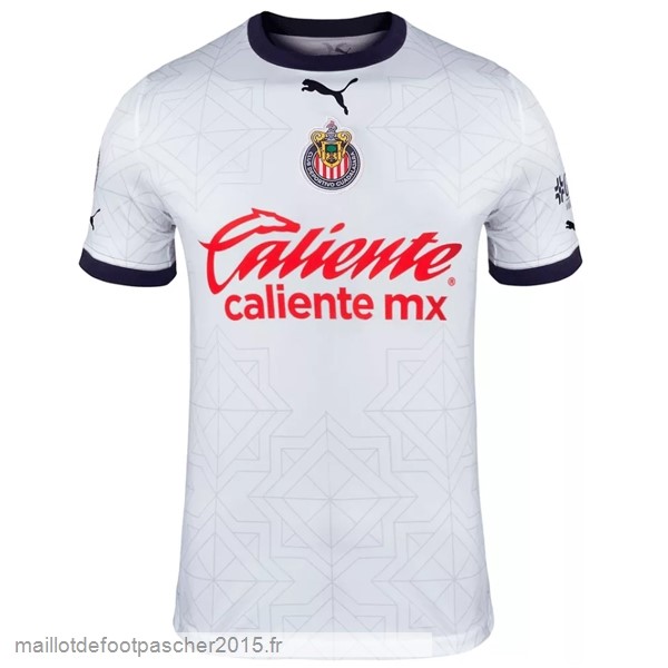 Maillot Foot Achat Exterieur Maillot CD Guadalajara 2022 2023 Blanc