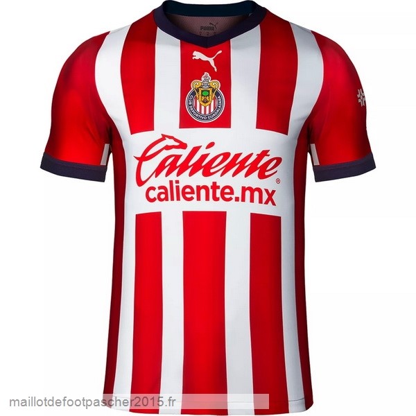 Maillot Foot Achat Thailande Domicile Maillot CD Guadalajara 2022 2023 Rouge