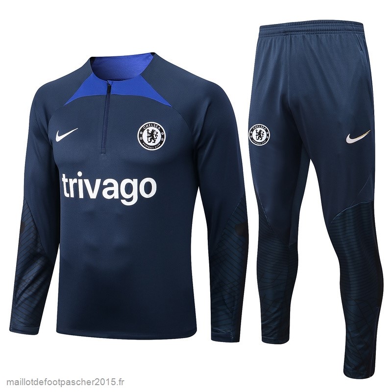 Maillot Foot Achat Survêtements Chelsea 2022 2023 Bleu Marine