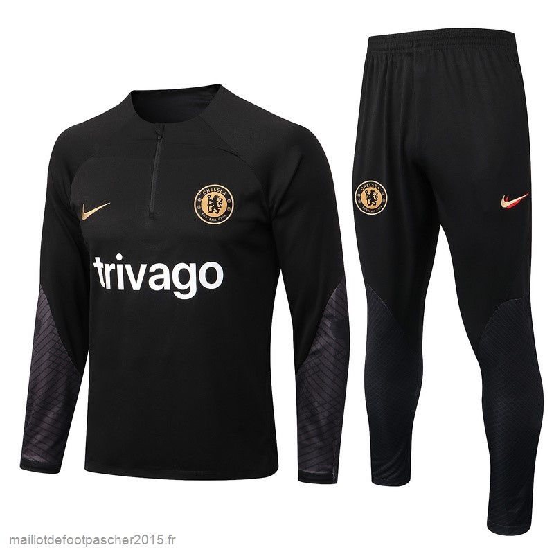 Maillot Foot Achat Survêtements Chelsea 2022 2023 Noir