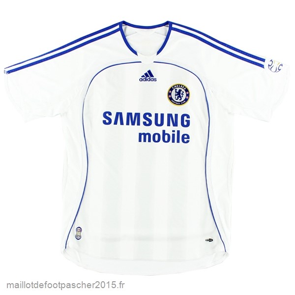 Maillot Foot Achat Exterieur Maillot Chelsea Rétro 2006 2007 Blanc