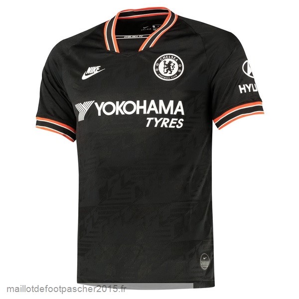 Maillot Foot Achat Third Maillot Chelsea Rétro 2019 2020 Noir