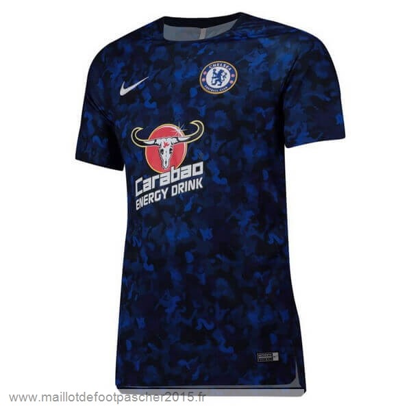 Maillot Foot Achat Entrainement Chelsea 2019 2020 Bleu Marine