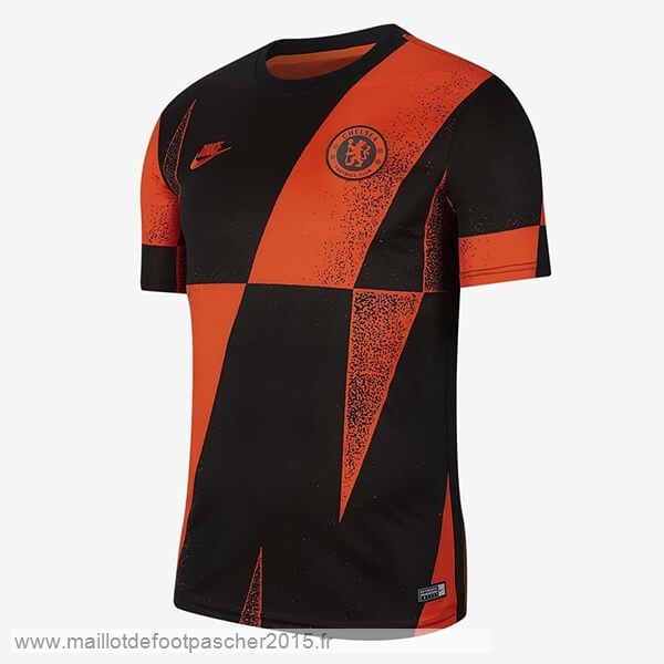 Maillot Foot Achat Entrainement Chelsea 2019 2020 Orange