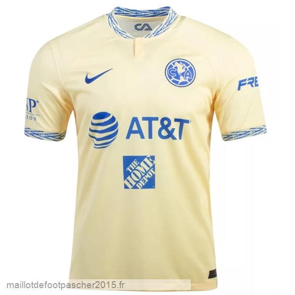 Maillot Foot Achat Thailande Domicile Maillot Club América 2022 2023 Jaune