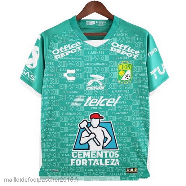 Maillot Foot Achat Thailande Domicile Maillot Club León 2022 2023 Vert