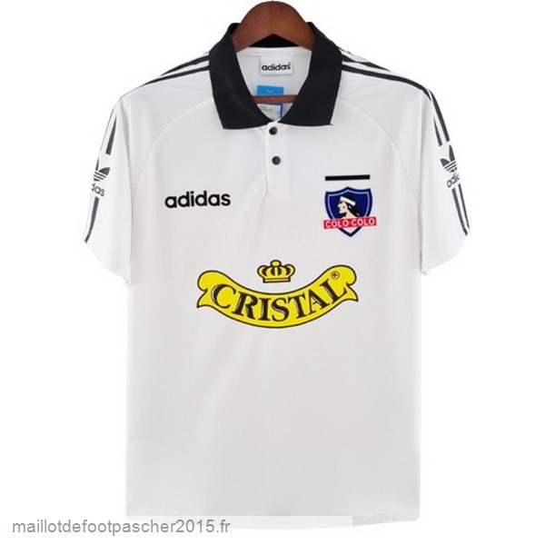 Maillot Foot Achat Domicile Maillot Colo Colo Rétro 1992 1993 Blanc