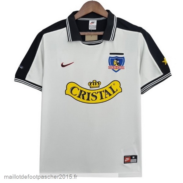 Maillot Foot Achat Domicile Maillot Colo Colo Rétro 1999 Blanc